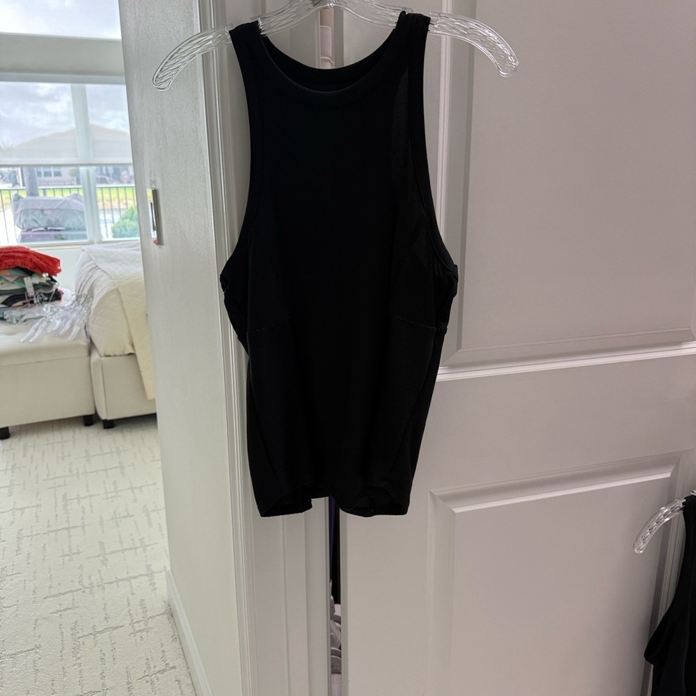 Lucky in Love Black Tank Top